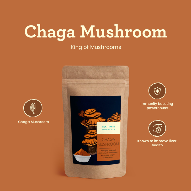 Tea Trunk Chaga Mushroom - 50 gms